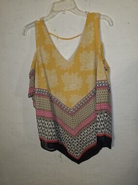 DR2 Funky Unique Bohemian Women's Blouse Lining Multicolor Size MEDIUM